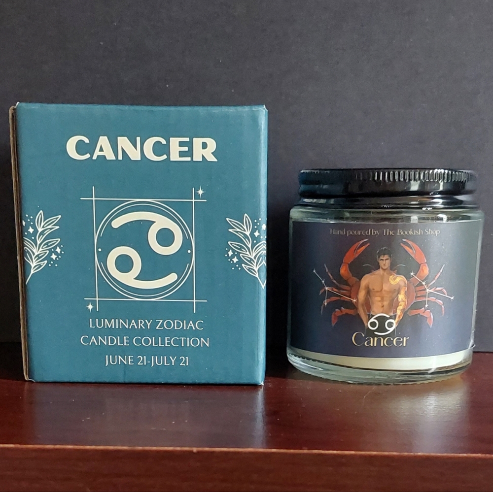 NIB Bookish Box Luminary Zodiac Candle | Cancer